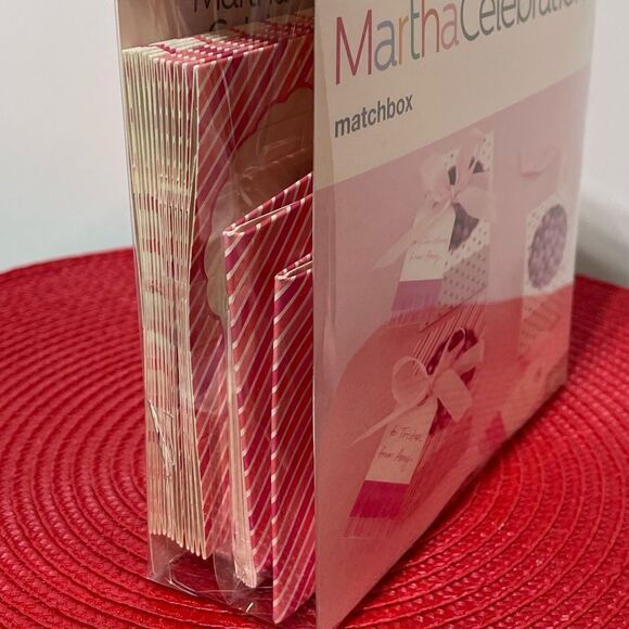 Martha Stewart Matchbox Celebrations 12 box kit Pink and White NWT - Picture 5 of 6